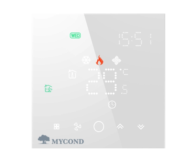 Puhallinkonvektorin termostaatti MyCond Block -ohjausnäyttö