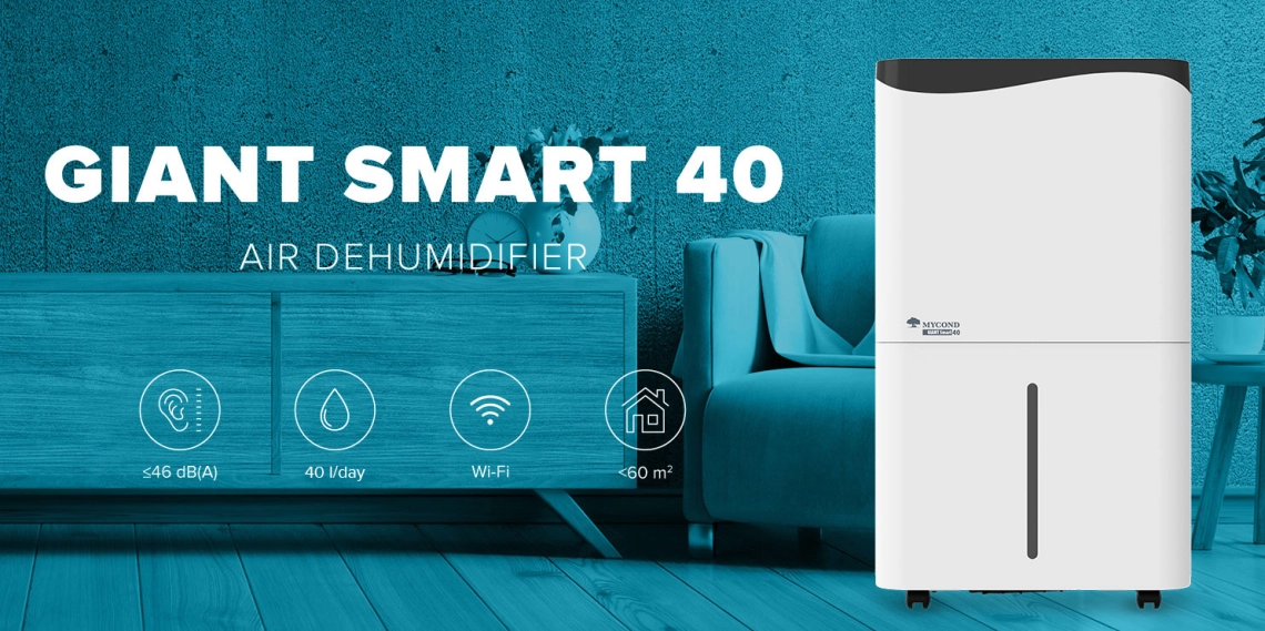 MyCond Giant Smart -sarjan ilmankuivain asuintiloihin.