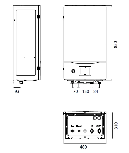 MyCond Hydro -laatikon ulkomitat - 1