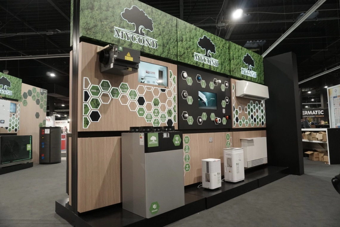 Mycond esittelee Varsovan HVAC Expo:ssa.