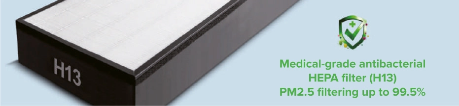 Mycond MSHA(C) Antibakteerinen HEPA-suodatin H13