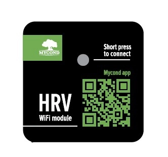 MyCond MVS***-DW HRV-moduuli sovelluksen ohjaukseen WiFi:n kautta.