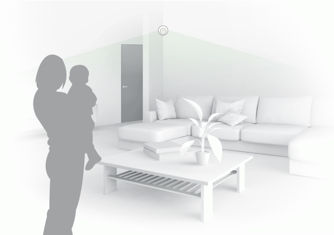 MyCond Smart Zigbee PIR-liiketunnistin automaattisiin kotijärjestelmiin.