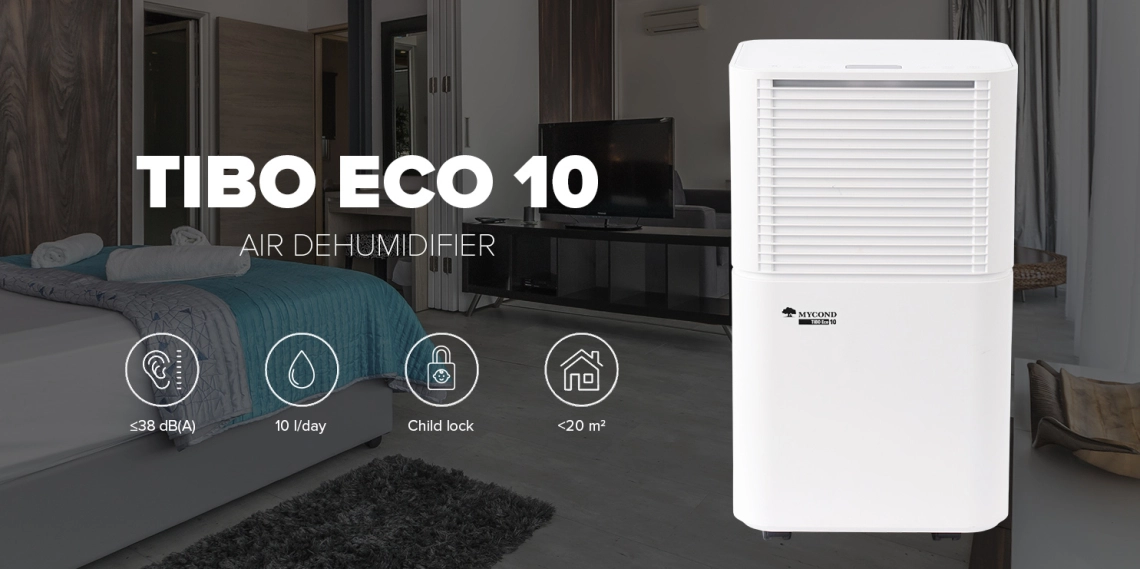 MyCond TIBO Eco 10 Energiatehokas asuinrakennusten ilmankuivain.