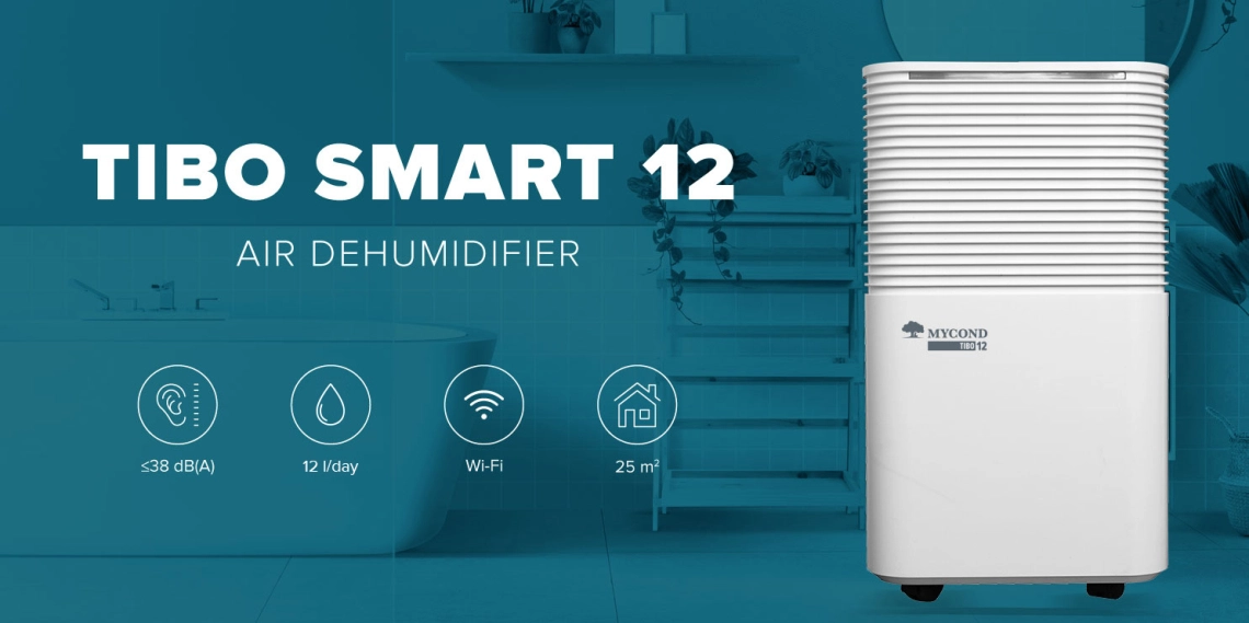 MyCond TIBO Smart 12 tehokas ilmankuivaus suuriin tiloihin.