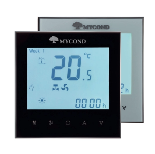 MyCond TRF-B2 valkoinen ja musta termostaatti