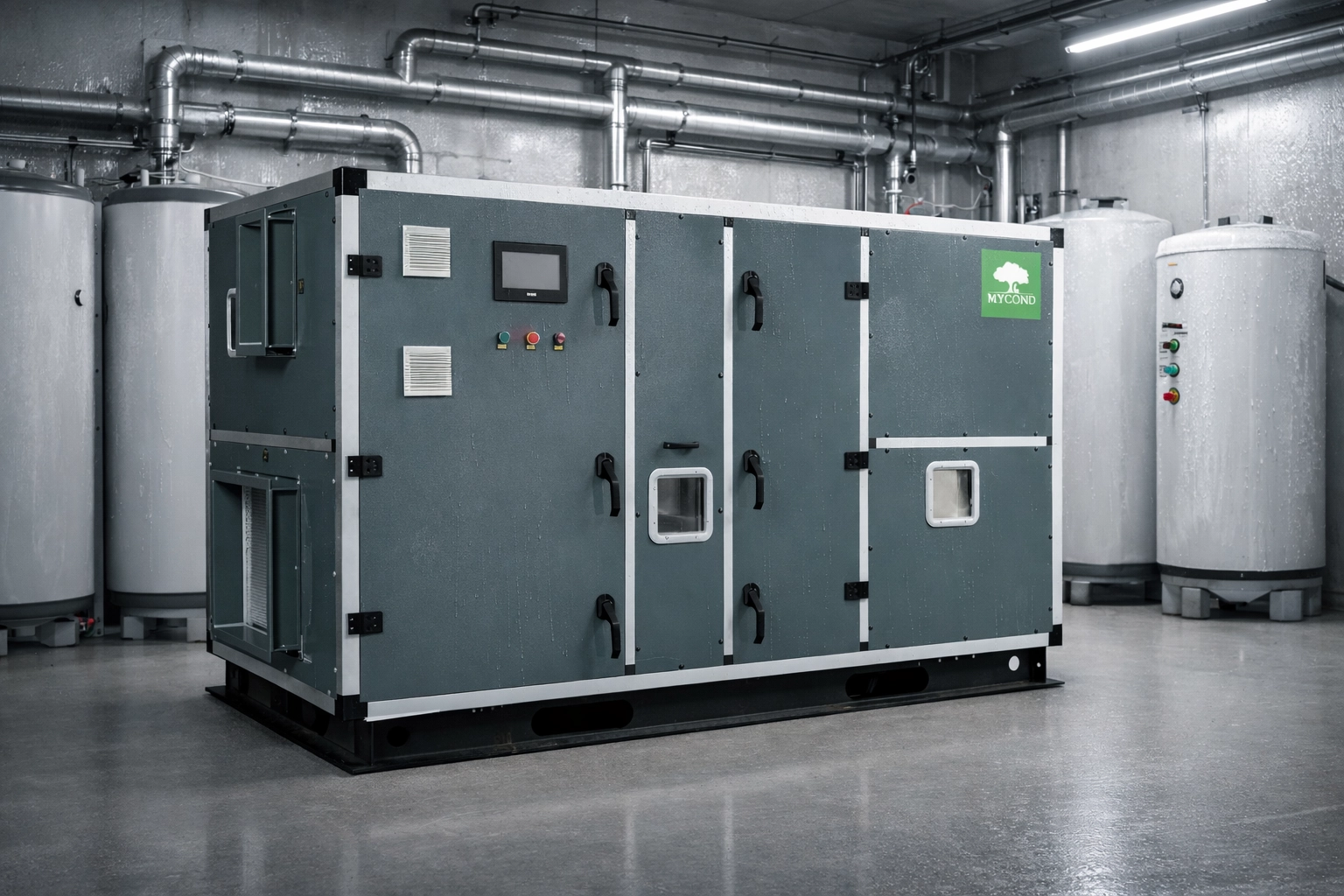 Adsorptioilmankuivain kontrolloituihin teknologisiin alueisiin Mycond DESS