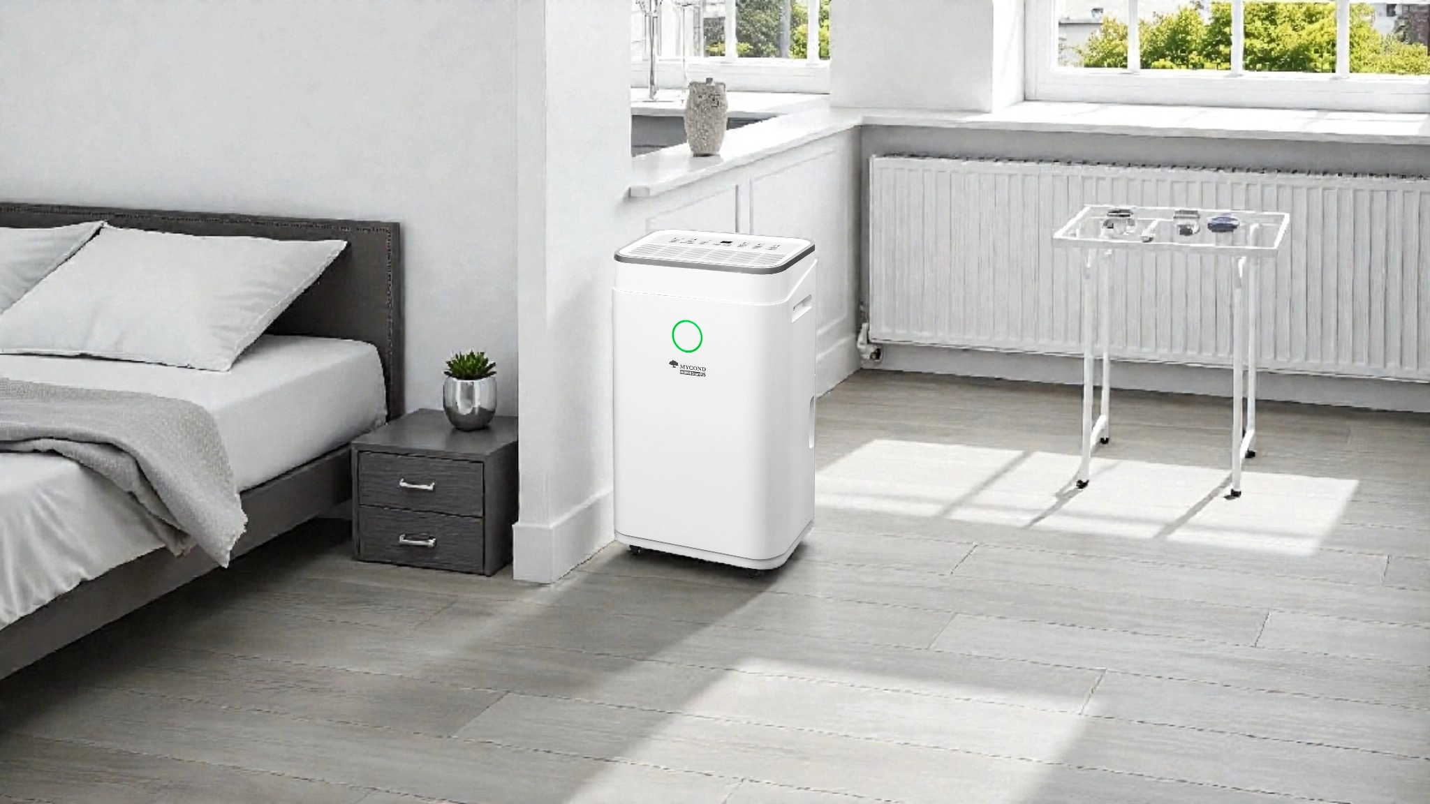 Automaattinen sammutus ilmankuivain - turvallinen käyttö - Mycond Roomer Smart 25