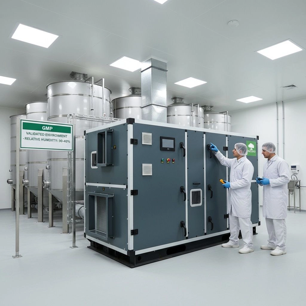 Ilmankuivain adsorptio varastotiloihin Mycond DESS