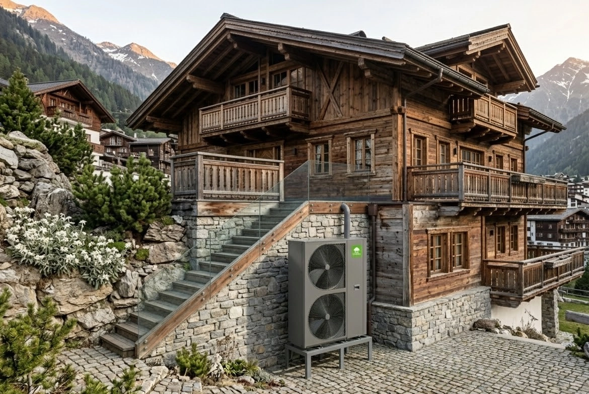 L&auml;mp&ouml;pumppu yksitt&auml;iseen l&auml;mmitykseen Mycond BeeThermic