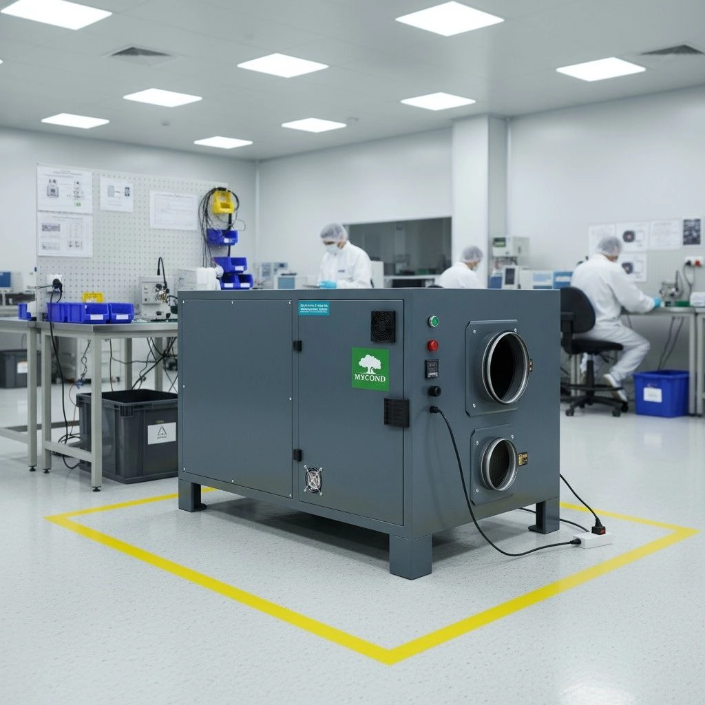 Mycond DESS - Ilman kuivausrummulla varustettu, jatkuvaan k&auml;ytt&ouml;&ouml;n tarkoitettu py&ouml;riv&auml; ilmankuivain