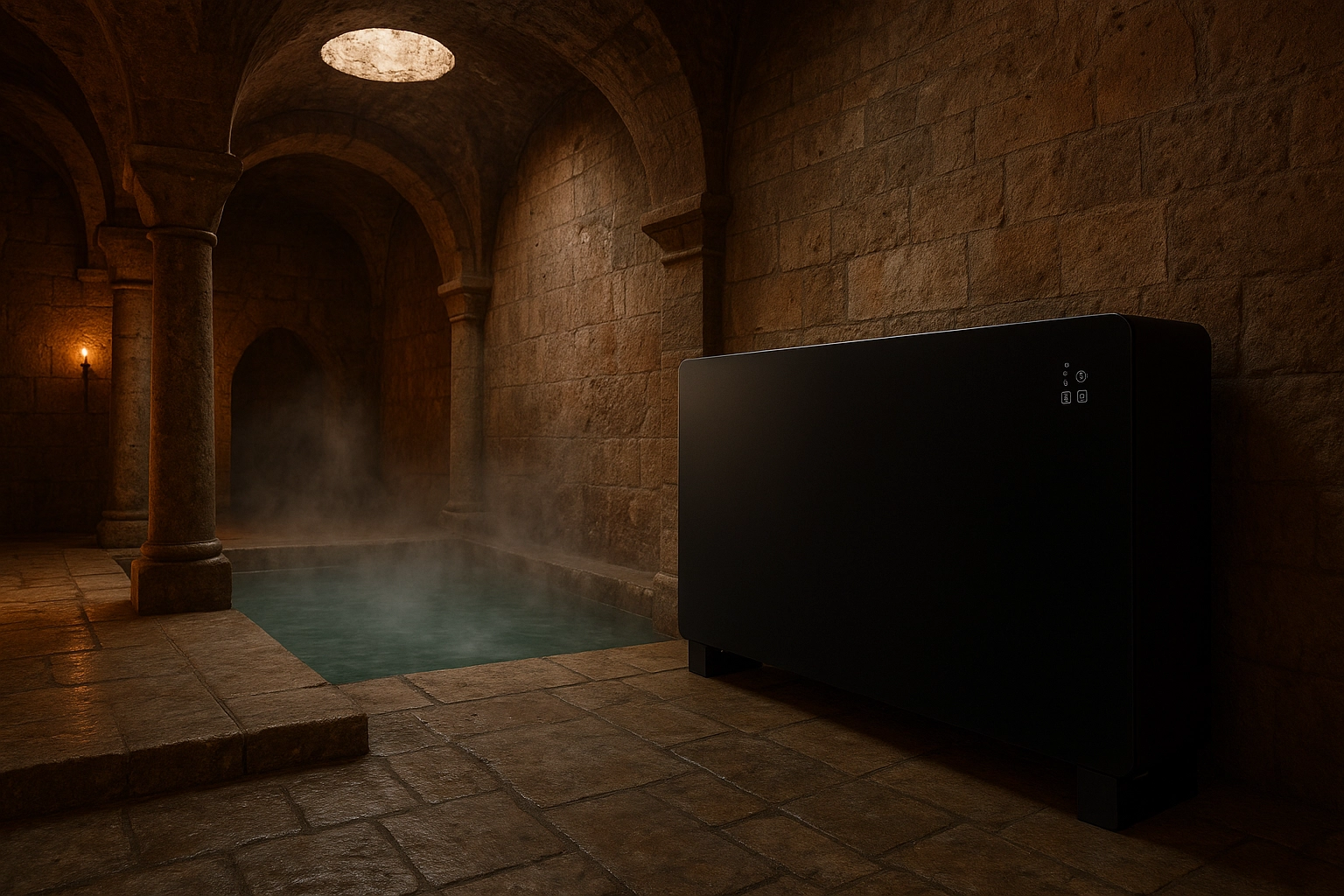 Uima-altaan kosteudenpoistaja korkealuokkaisilla komponenteilla Mycond MBA G