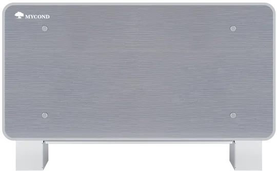 Lattialle asennettavat puhallinkonvektorit Silver Glass -sarja Silver Glass -sarja