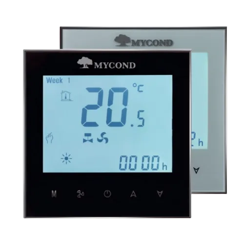 Puhallinkonvektorin termostaatti Mycond TRF-B2 valkoinen / musta