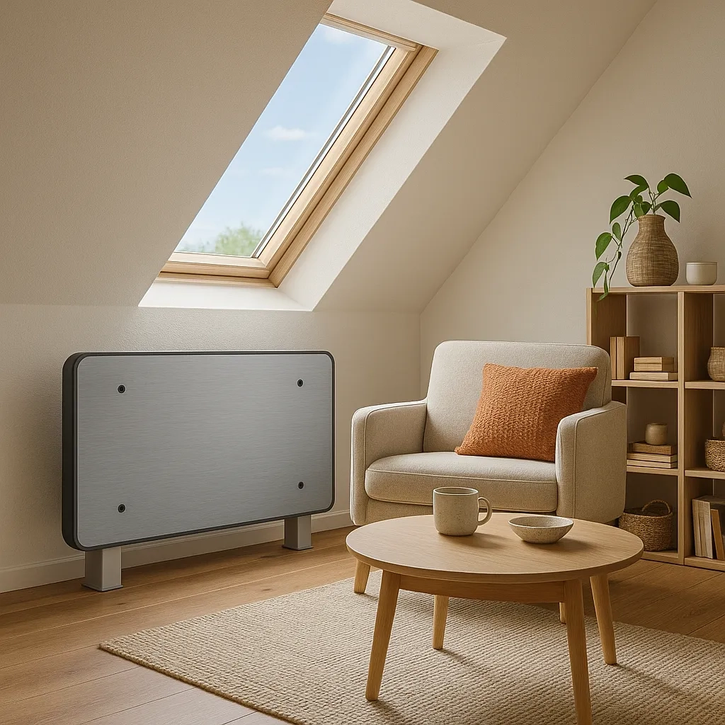 Chłodzenie poddasza pompą ciepła i klimakonwektorem